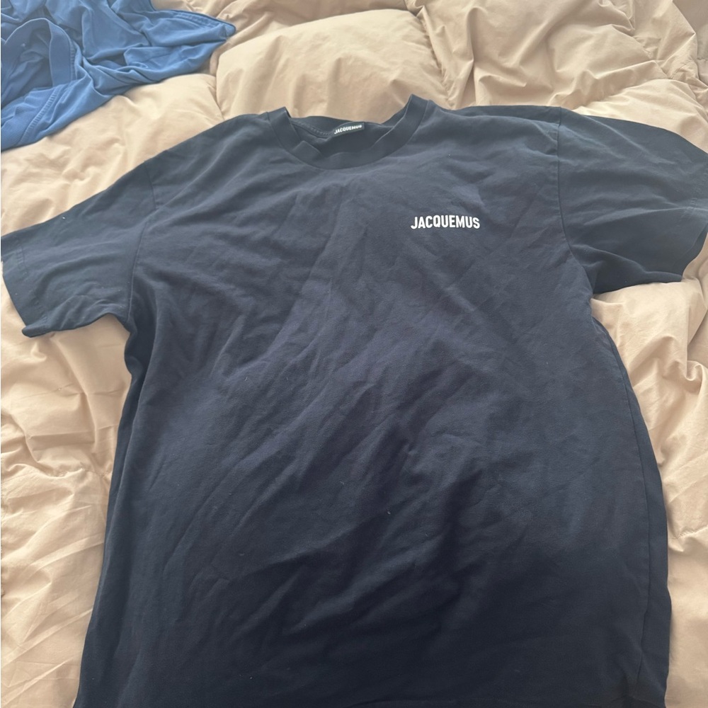 Jacquemus Dark Blue Short Sleeve Tee